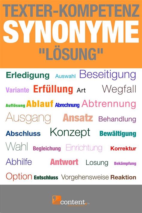 anderes wort für lösung